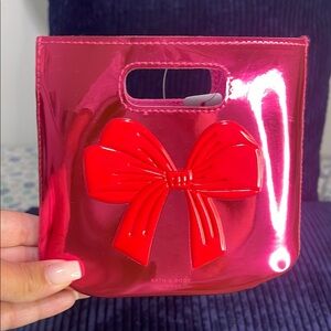Bath & Body Works Pink and Red Bow Bag